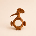 Hoopoe Teak Wood Freestanding Mirror