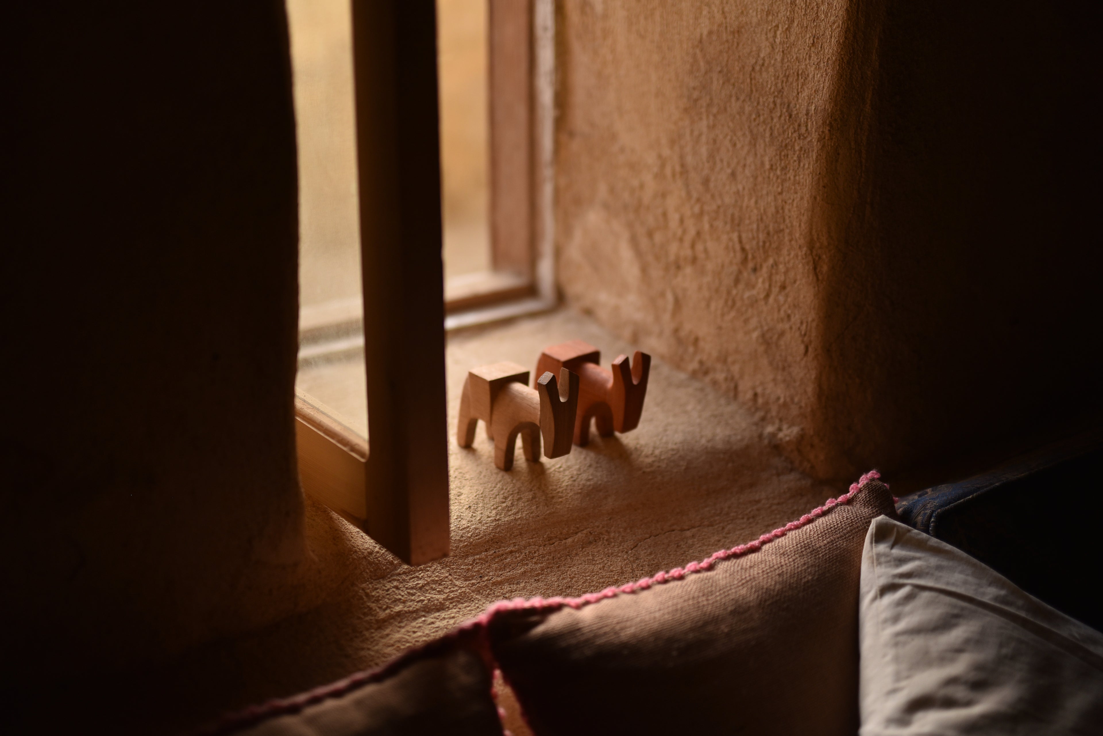 Wooden Donkey Incense Holder