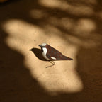 Hand-carved wooden bird