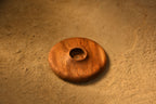 Round Teak Wood Candle Holder Tray – 16 cm Diameter