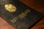 Handcrafted Hoopoe Notebook – Gold Engraved Design