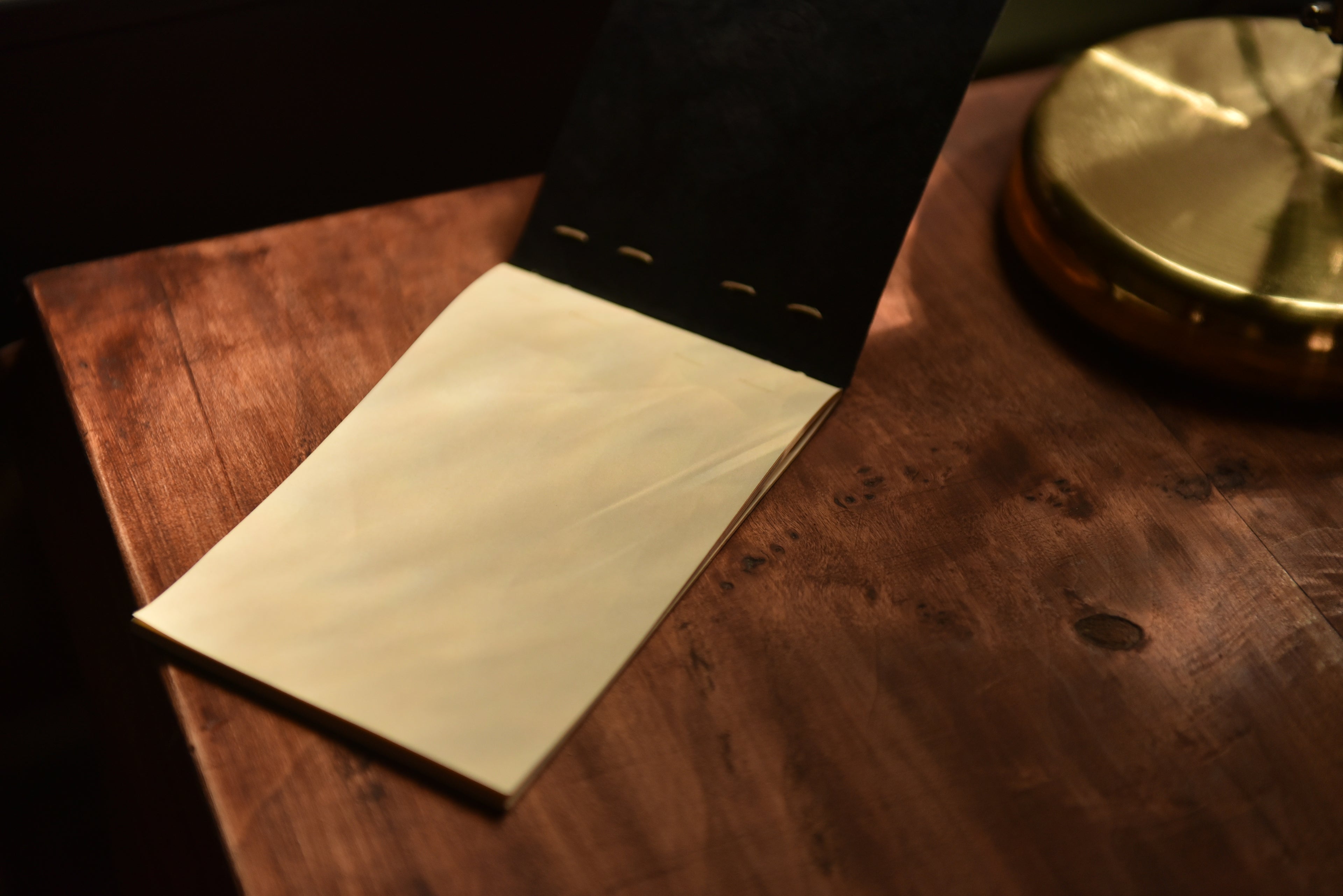 Handcrafted Hoopoe Notebook – Gold Engraved Design