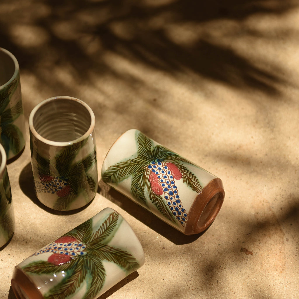 Palm Tree Ceramic cup