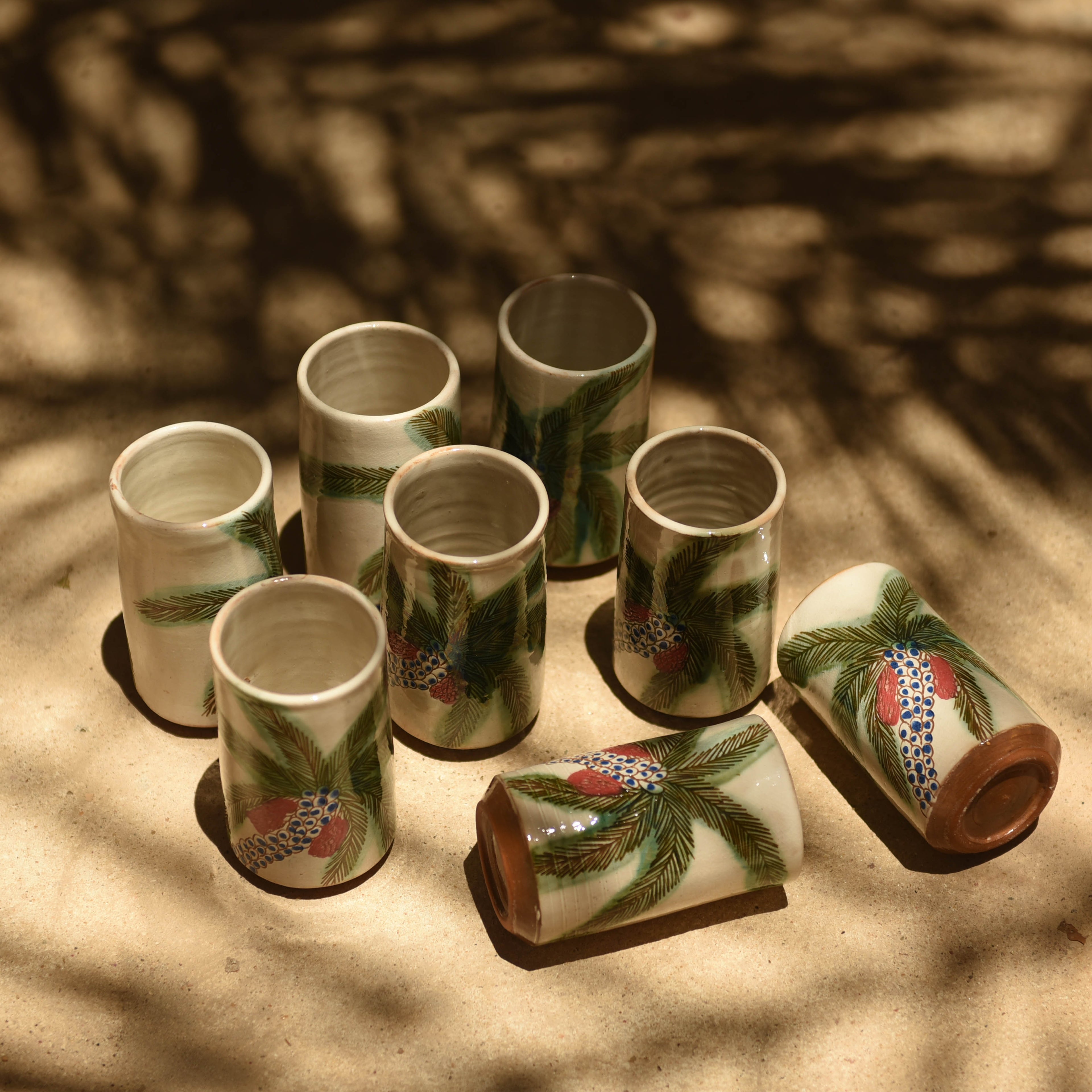 Palm Tree Ceramic cup