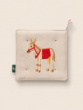 Donkey Embroidered Kitchen Pot Holders – Set of 2
