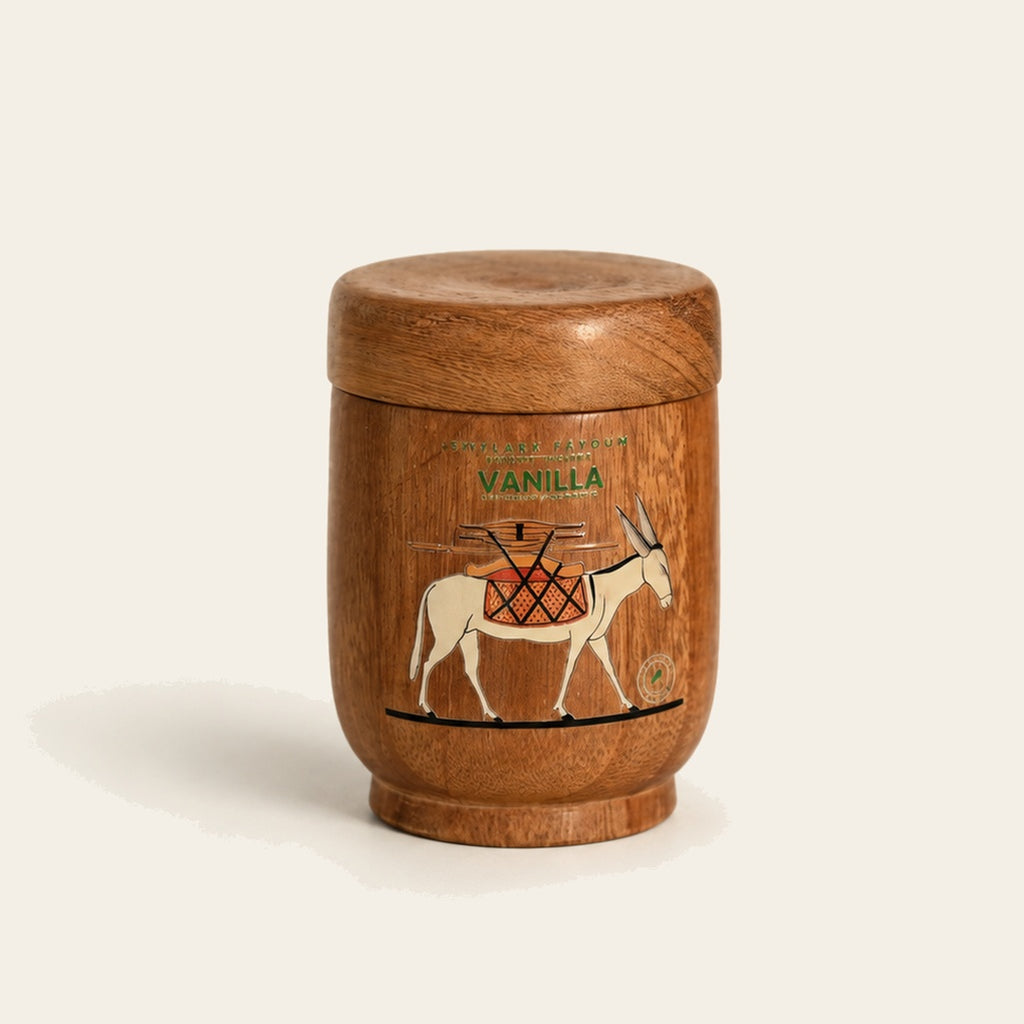 Vanilla Beeswax Candle – Donkey Illustration Edition