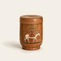 Vanilla Beeswax Candle – Donkey Illustration Edition