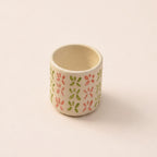 Large Handmade Star Motif Ceramic Cup – 7 × 7 cm